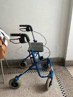 Rollator/rollator met 4 wielen met stoel en remmen, Ophalen, Opvouwbaar, Zo goed als nieuw