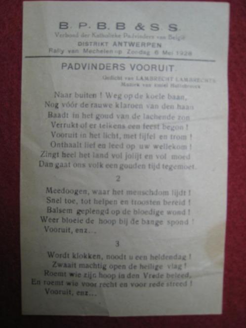 Scoutisme BPBB & SS Antwerpen, Verzamelen, Scouting, Zo goed als nieuw, Boek of Tijdschrift, Verzenden