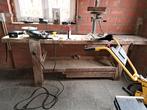 Werkbank, Doe-het-zelf en Bouw, Ophalen, Gebruikt, 170 cm of meer, Bankschroef