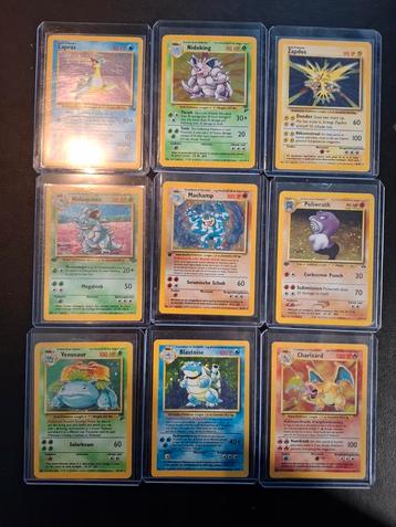 Oldschool pokemon kaarten. beschikbaar voor biedingen