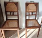 houten stoelen met rieten zittingen, Ophalen