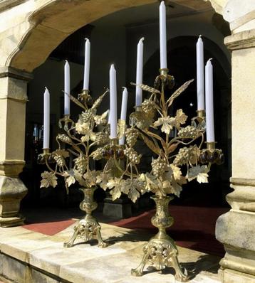 Ancien candélabres d’eglise, Enlèvement