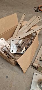 Scharnieren voor tuinpoorten, Ophalen, Gebruikt, IJzer, Scharnier