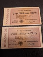 1923 Période d'inflation des billets de banque allemands de, Enlèvement ou Envoi, Allemagne