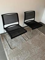 8 stuks Wilkhahn Aline 230/1 zwarte stapelbare stoel, Huis en Inrichting, Vijf, Zes of meer stoelen, Metaal, Zo goed als nieuw