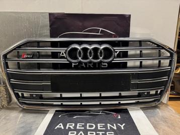 Audi A6 S6 4K C8 Grill Grille Chrome Compleet 4K0853651D, Enlèvement ou Envoi, Utilisé, Audi