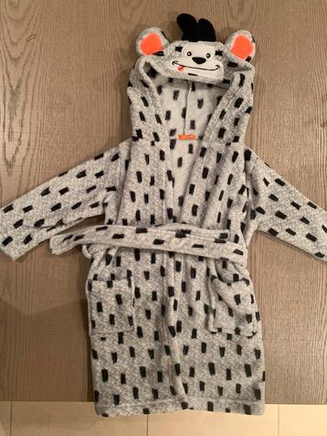 Warme fleece badjas met kap maat 98/104  beschikbaar voor biedingen