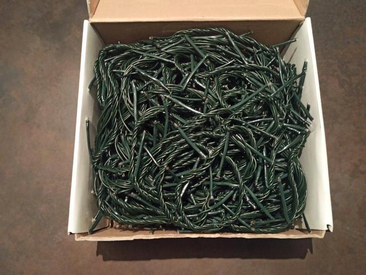 20M lichtslinger voor buiten — 360 LED — wit licht, Huis en Inrichting, Woonaccessoires | Wanddecoraties, Zo goed als nieuw, Ophalen of Verzenden