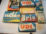 7 Vintage verpakking waspoeder Tide Udi Pre Brio Vigor Henco, Verpakking, Ophalen of Verzenden