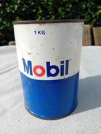 Vintage blik Mobil MOBILGREASE, Ophalen of Verzenden, Gebruikt, Verpakking