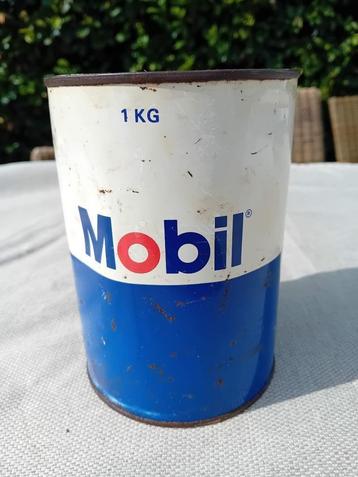 Boîte vintage Mobil MOBILGREASE, Enlèvement ou Envoi, Utilisé, Emballage