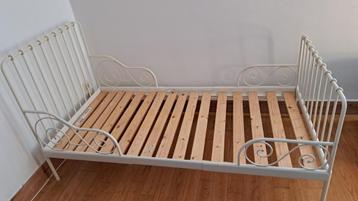 Lit ikea extensible MINNEN, Enfants & Bébés, 70 à 85 cm, Sommier à lattes, Enlèvement, 180 cm ou plus