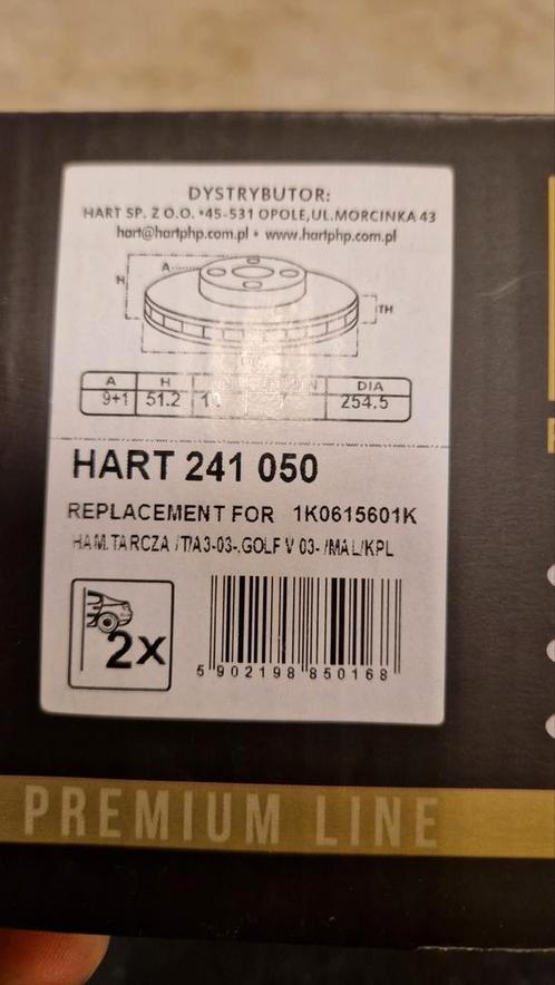 remschijven en remblokken set audi A3, golf, seat,..., Auto diversen, Overige Auto diversen, Ophalen