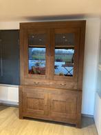 Vitrinekast Teak, Huis en Inrichting, Ophalen, Gebruikt, 100 tot 150 cm, 200 cm of meer
