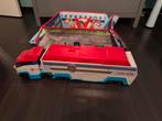 Paw Patrol vrachtwagen set met alle voertuigen en poppetjes, Ophalen, Zo goed als nieuw