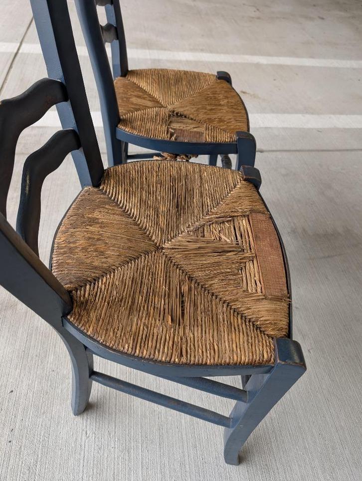 Eclectische set van 6 stoelen (VERKOCHT PER PAAR), Zakelijke goederen, Horeca | Meubilair en Inrichting, Meubilair, Gebruikt, Ophalen