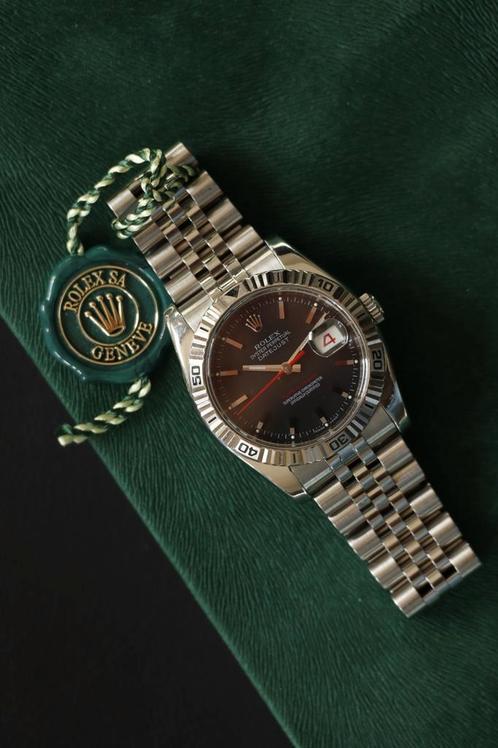 Rolex Datejust Turn-O-Graph 116264 Jubilee "Thunderbird", Bijoux, Sacs & Beauté, Montres | Hommes, Comme neuf, Montre-bracelet