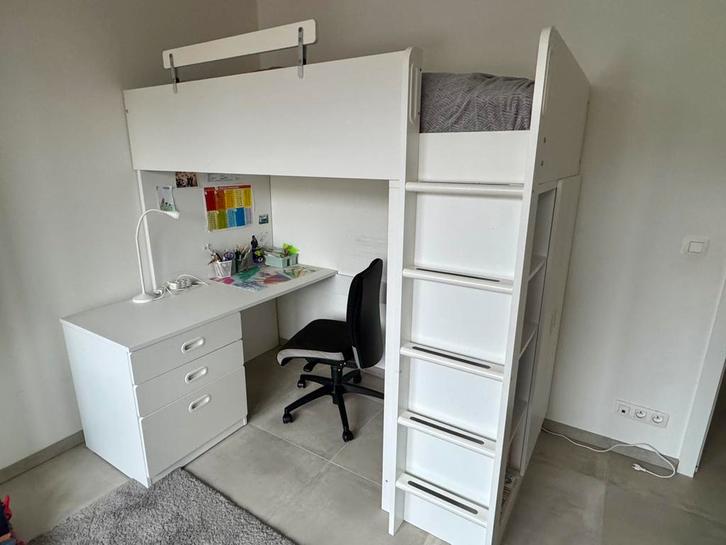 SMASTAD ikea hoogslaper, Kinderen en Baby's, Kinderkamer | Stapelbedden en Hoogslapers, Ophalen