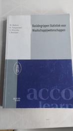 Basisbegrippen statistiek voor maatschappijwetenschappen, Boeken, Studieboeken en Cursussen, Ophalen, Gelezen