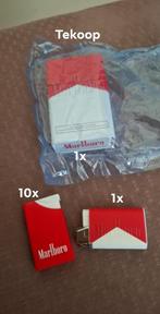 Marlboro doos metaal + aanstekers hervulbaar, Ophalen of Verzenden, Nieuw, Gebruiksvoorwerp