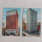 2 oude postkaarten van Chicago, Verzamelen, Ophalen of Verzenden