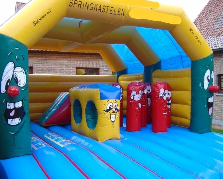 springkasteel multiplay, Hobby en Vrije tijd, Feestartikelen, Zo goed als nieuw, Feestartikel, Ophalen