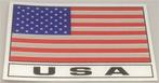USA vlag metallic sticker #12, Motos, Accessoires | Autocollants