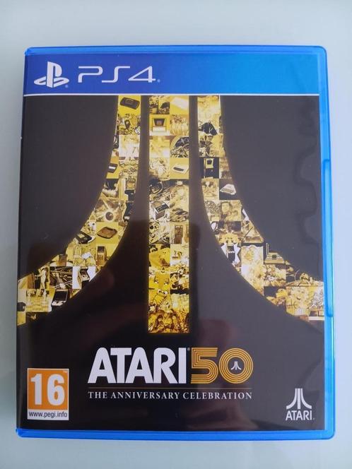 PS4 Atari 50 - als nieuw, Games en Spelcomputers, Games | Sony PlayStation 4, Zo goed als nieuw, Overige genres, 1 speler, Vanaf 12 jaar