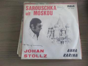 Johan Stollz - Sarouschka uit Moskou, Single, Utilisé, Pop, 7 pouces