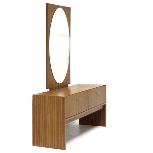 Vintage mid century kaptafel met spiegel uit de jaren ’60 70, Huis en Inrichting, Kasten | Overige, Ophalen of Verzenden