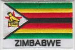 Zimbabwe vlag stoffen opstrijk patch embleem, Nieuw, Verzenden