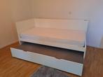 Bedbank met onderbed, Huis en Inrichting, Slaapkamer | Bedden, Ophalen, Gebruikt, 90 cm, Eenpersoons