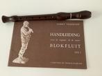 Blokfluit Mollenhauer + Handleiding blokfluit Deel 1., Muziek en Instrumenten, Ophalen of Verzenden, Zo goed als nieuw, Tenor