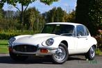 Jaguar E-Type Series III V12 "2+2" (bj 1971, automaat), Auto's, Wit, Leder, Bedrijf, 5344 cc