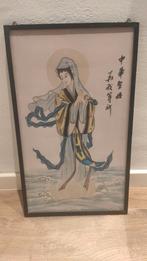 Japanse schilderij op zijde, Ophalen of Verzenden