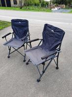 2 chaises pliables de haute qualité, Caravanes & Camping, Meubles de camping, Comme neuf, Chaise de camping