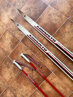 Kuusisto langlaufski’s met stokken – vintage klassieker!, Sport en Fitness, Skiën en Langlaufen, Ophalen, Zo goed als nieuw, Ski