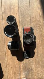 Contax analog camera with 3 lenses, Ophalen of Verzenden, Gebruikt, Overige Merken