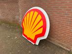 Mega SHELL reclame plaat / lichtbak, Verzamelen, Ophalen, Gebruikt, Lichtbak of (neon) lamp