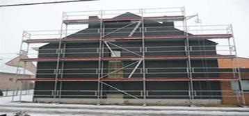 Gevelsteiger te huur tot 200m² voor dak en gevelwerk