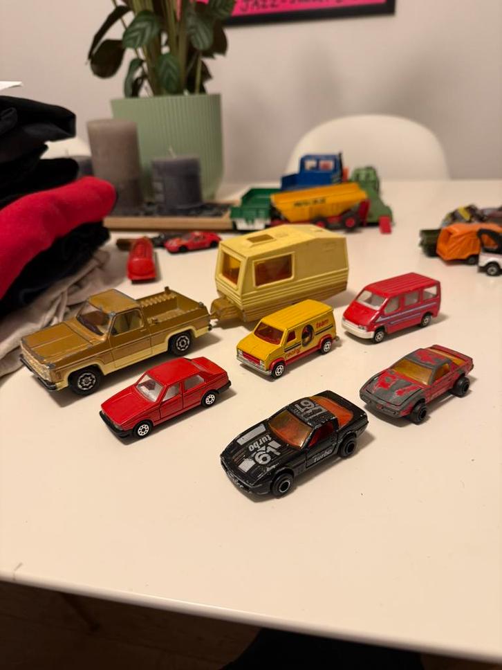 Lot 6x Diverse Voitures Miniatures Majorette Vintage, Collections, Jouets, Utilisé, Enlèvement ou Envoi