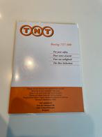 Safety card TNT, Verzamelen, Luchtvaart en Vliegtuigspotten, Zo goed als nieuw