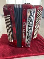 cavagnolo accordeon, Gebruikt, Knopaccordeon, 120-bas, Met riemen