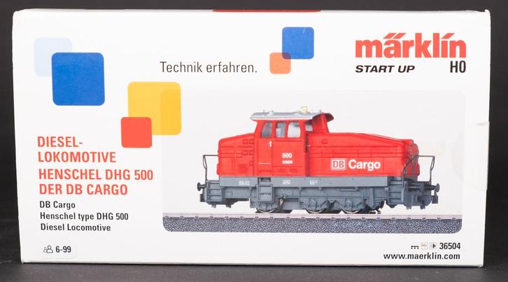Märklin 36504 diesellocomotief DB-Cargo, Hobby en Vrije tijd, Modeltreinen | H0, Nieuw, Locomotief, Wisselstroom, Märklin, Verzenden