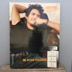 Verschillende kartonnen reclamepanelen PARFUM, Ophalen, Gebruikt