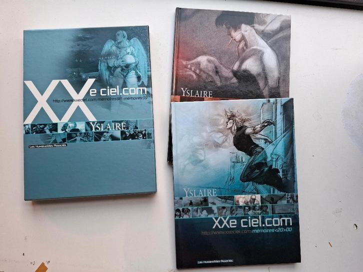 YSLAIRE XXemeCIEL.COM TOMES 1 à 4 SERIE COMPLETE +COFFRET+CD, Boeken, Stripverhalen, Gelezen, Complete serie of reeks, Ophalen of Verzenden