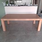 Nieuwstaat !.Massief fineereiken eettafel, Huis en Inrichting, Tafels | Eettafels, Ophalen, Zo goed als nieuw
