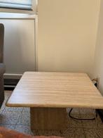 Petite table en travertin, Huis en Inrichting, Tafels | Salontafels, Ophalen, Gebruikt