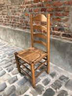Antieke kinderstoel met rieten zitting (19de eeuw), Antiek en Kunst, Ophalen of Verzenden