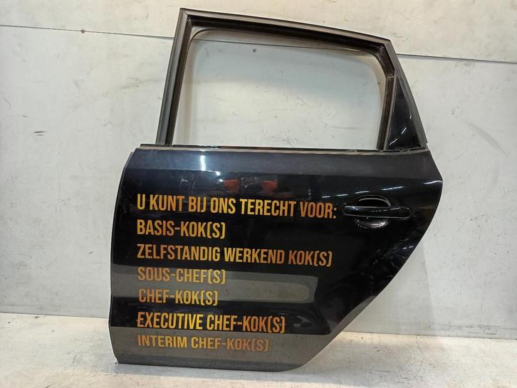 PORTIER LINKS ACHTER Volkswagen Polo V (6R), Auto-onderdelen, Carrosserie, Deur, Volkswagen, Achter, Links, Gebruikt